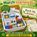 March Learning Box: Rainbows, Weather, St. Patty's Day Fun